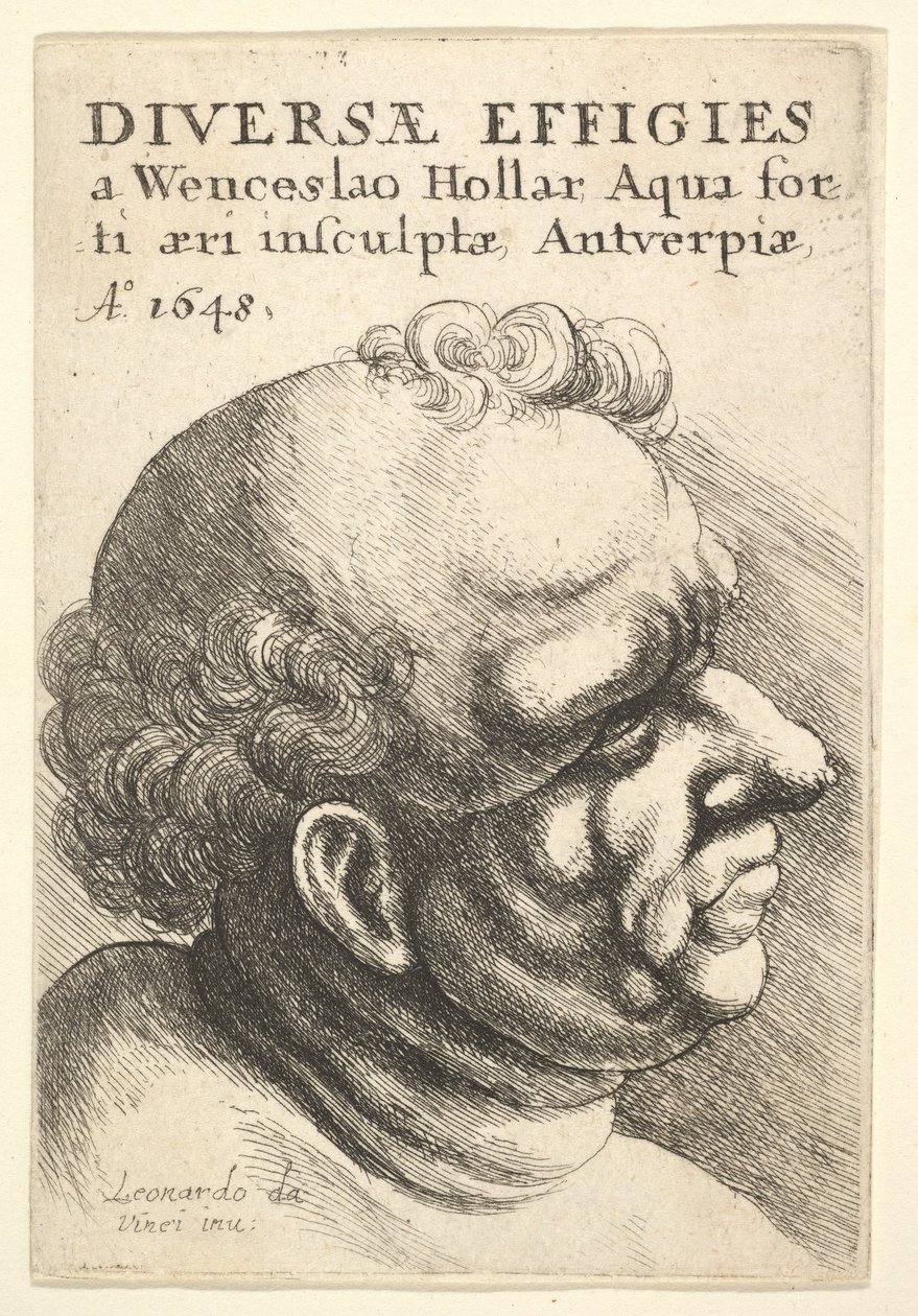 Titelblad, Diverse portrætter, 1648 af Wenceslaus Hollar