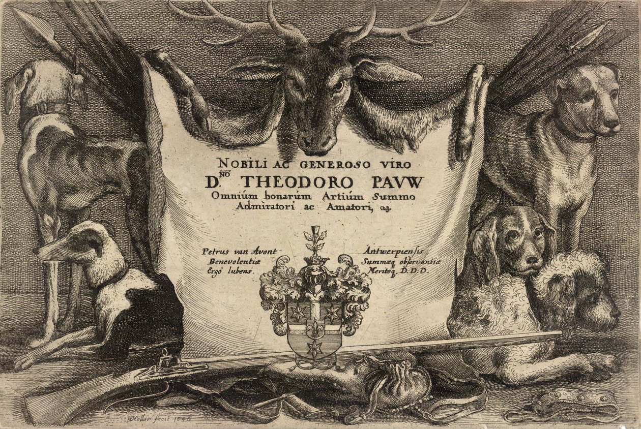 Titel. Tilstand 3 af Wenceslaus Hollar