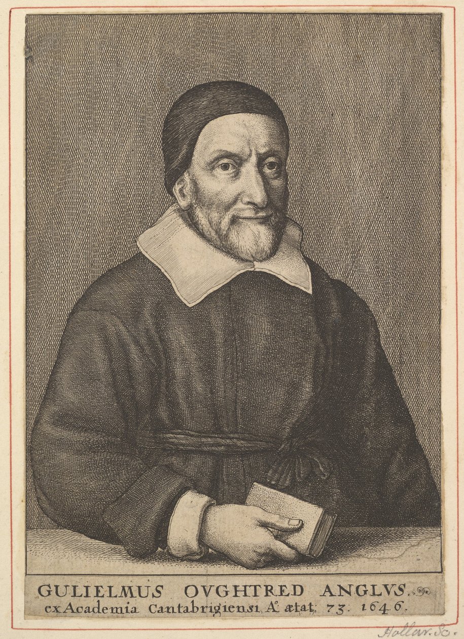 William Oughtred, 1644. af Wenceslaus Hollar