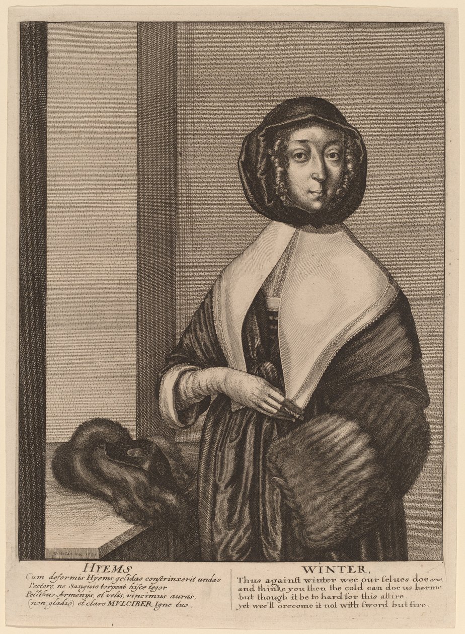 Vinter af Wenceslaus Hollar