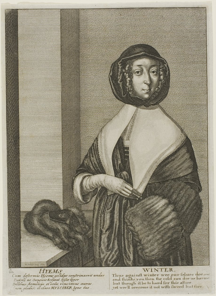Vinter af Wenceslaus Hollar