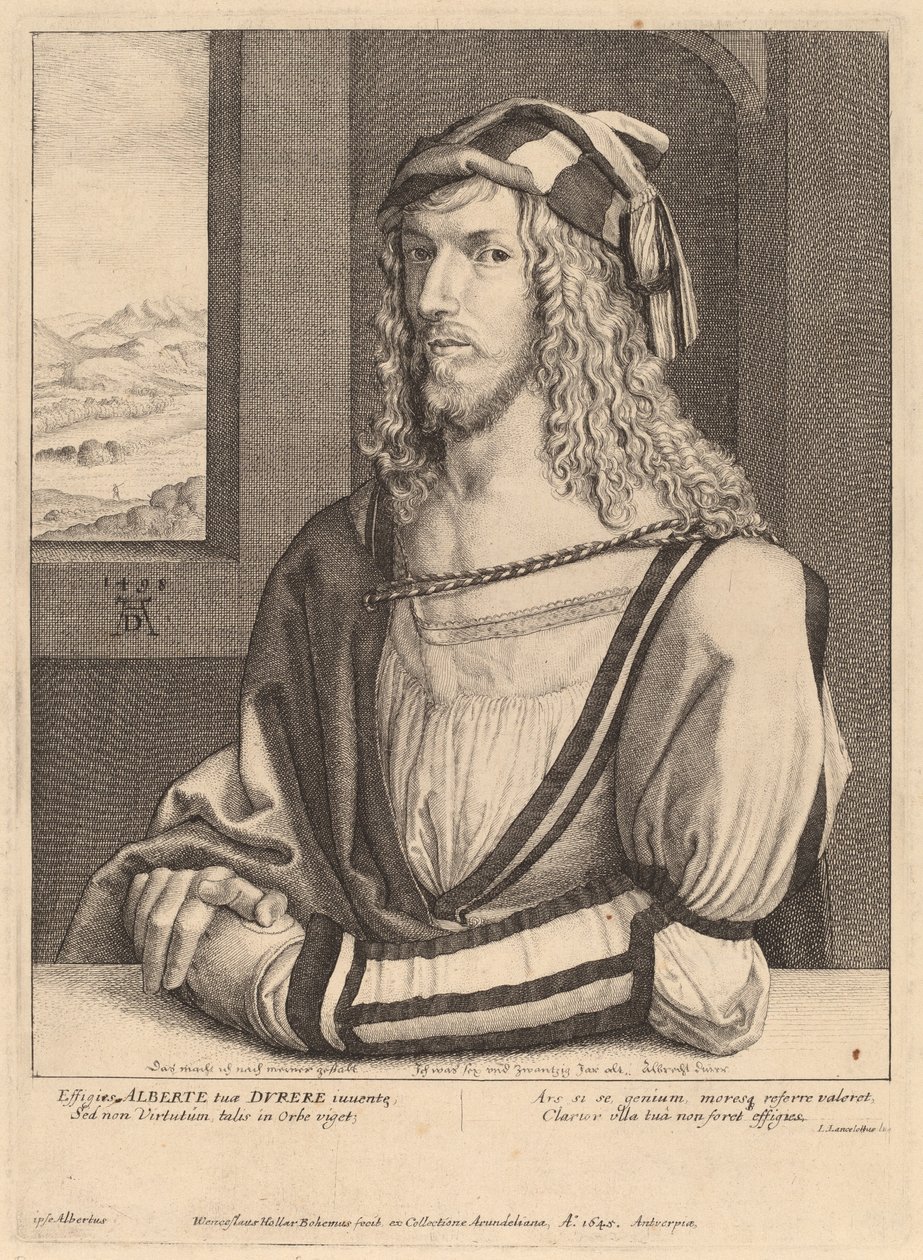 Albrecht Dürer af Wenceslaus Hollar after Albrecht Dürer
