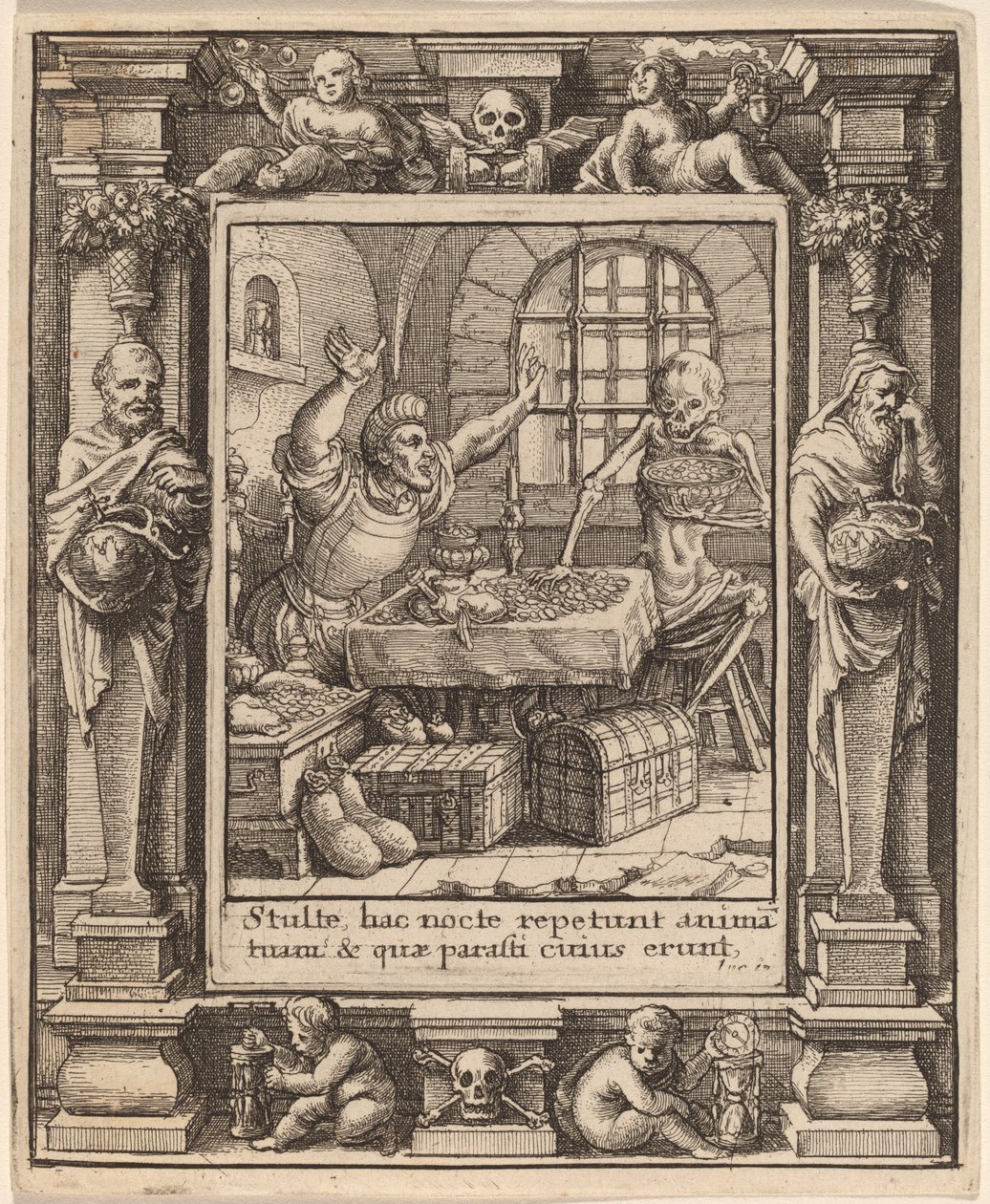 gnier af Wenceslaus Hollar after Hans Holbein the Younger after Abraham van Diepenbeeck