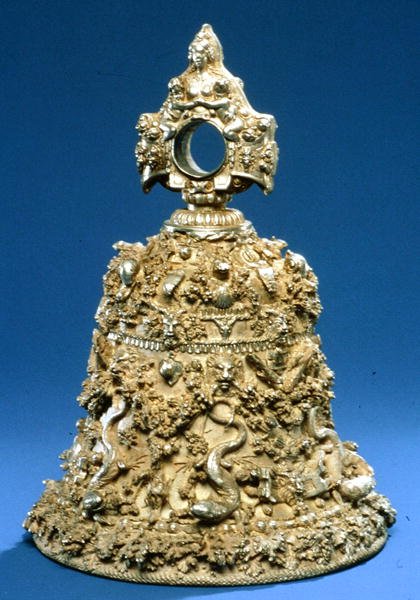 Håndklokke, ca. 1555 (guld og sølv) af Wenzel I Jamnitzer