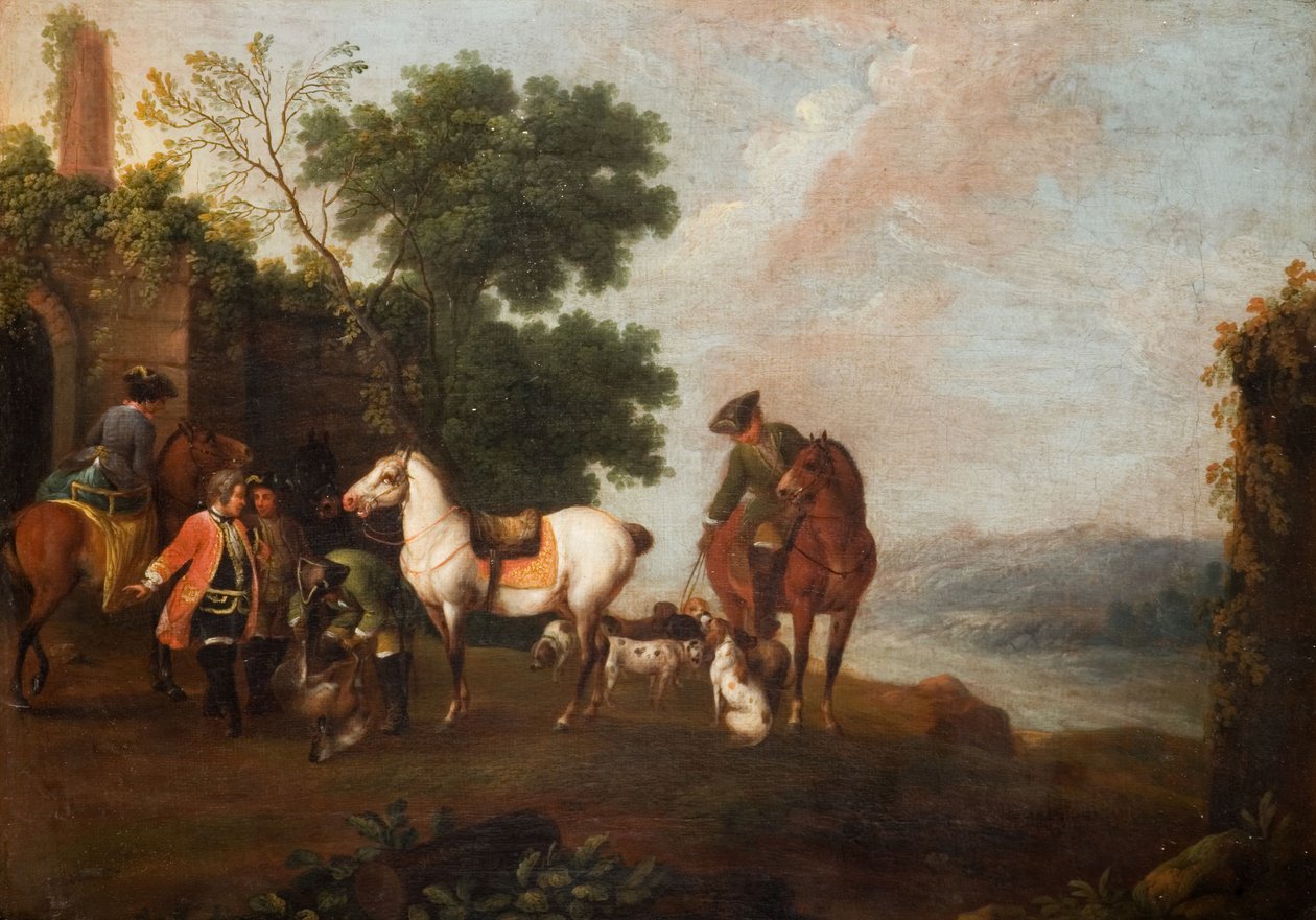 Hjortejagten, 1760. af Wenzel Ignaz Prasch