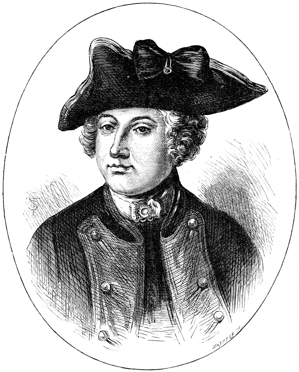 Sir Jeffery Amherst, britisk soldat fra det 18. århundrede, c1880. af Whymper
