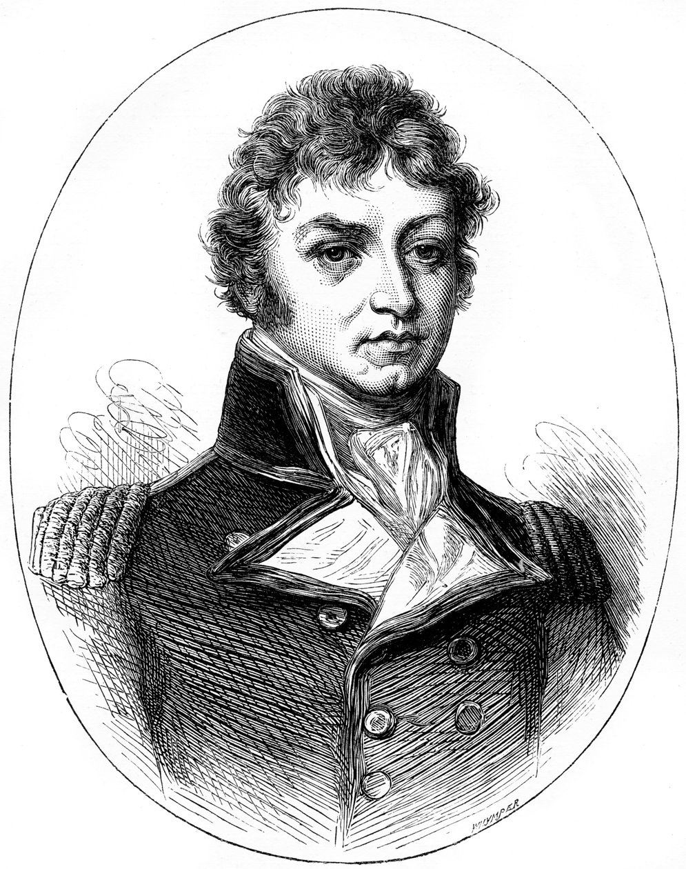 Sir Philip Broke, britisk flådeofficer, 1815 c1880. af Whymper