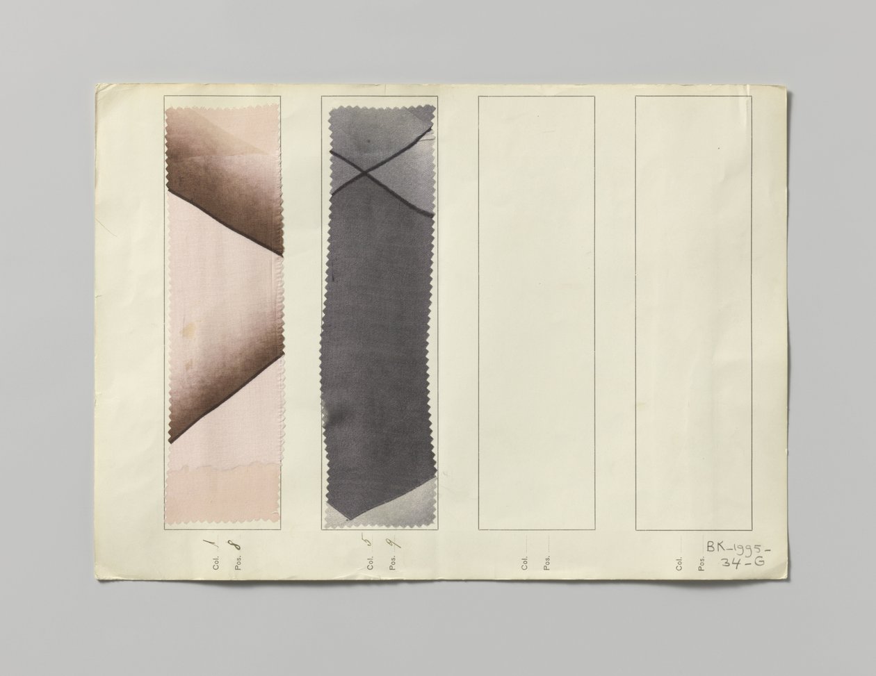 Stål med trykt side, design Diana af Wiener Werkstätte