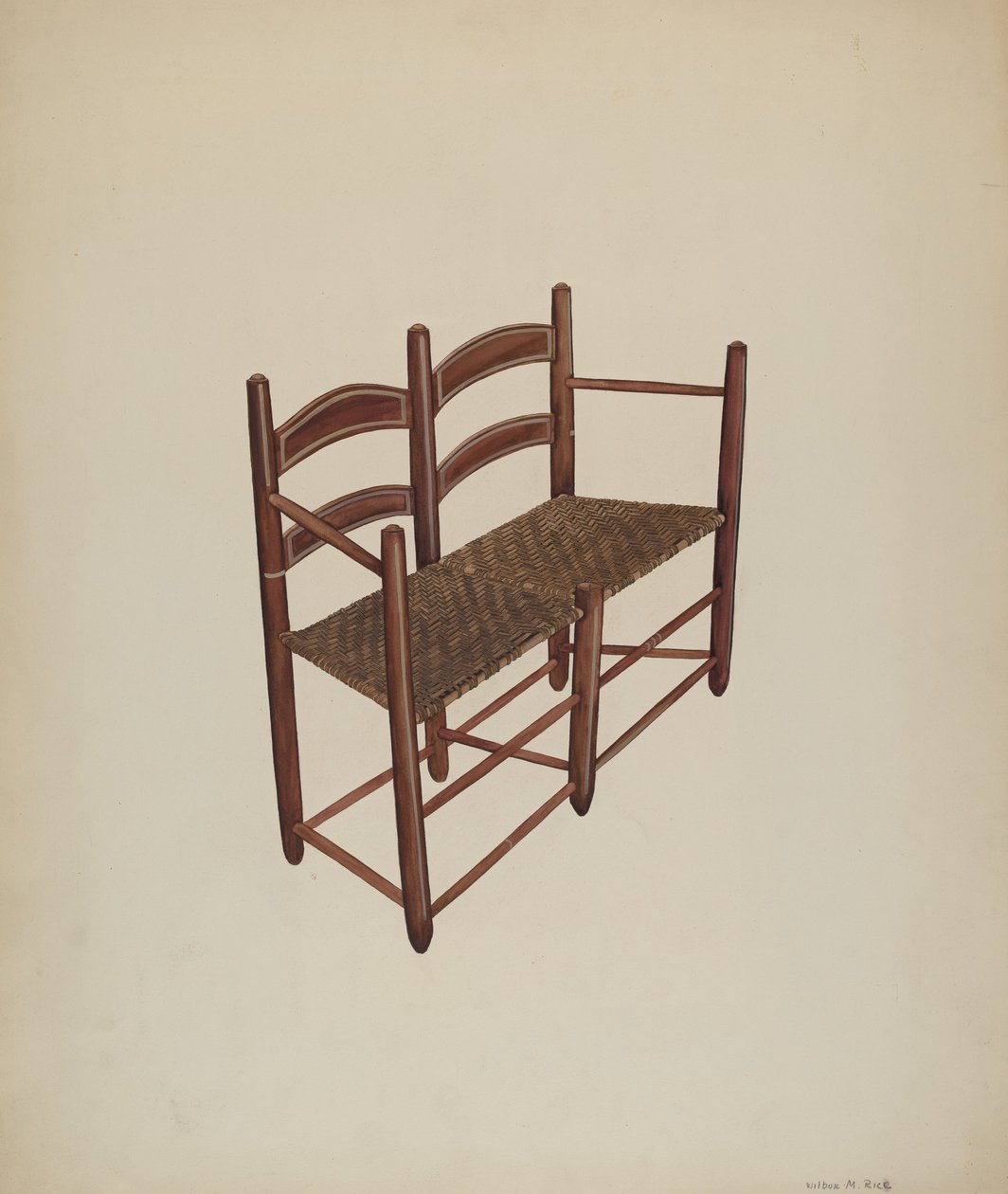 Oksevognsstol, ca. 1939. af Wilbur M Rice
