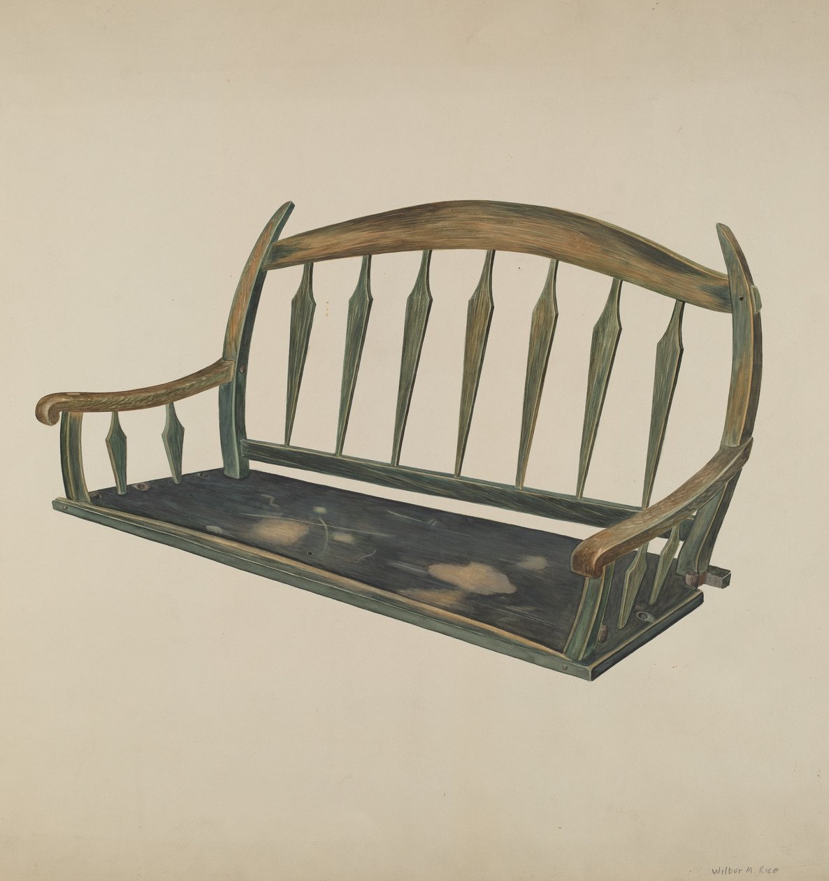 Prærieskonnersæde, ca. 1937. af Wilbur M Rice