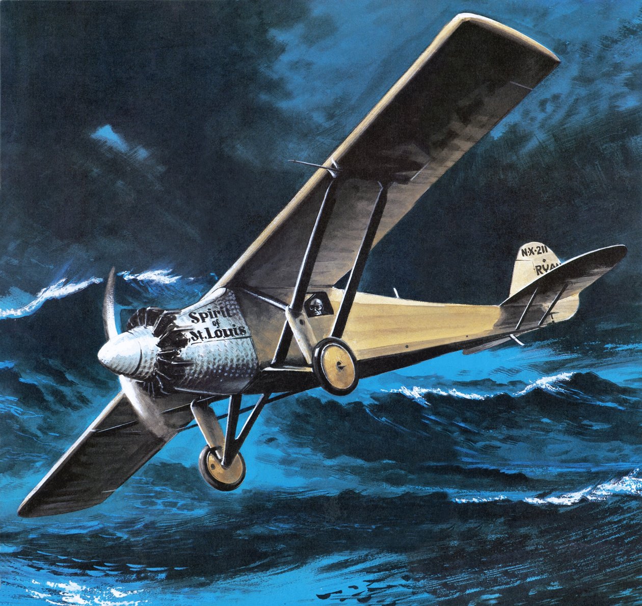 Spirit of St Louis af Wilf (20th century) Hardy