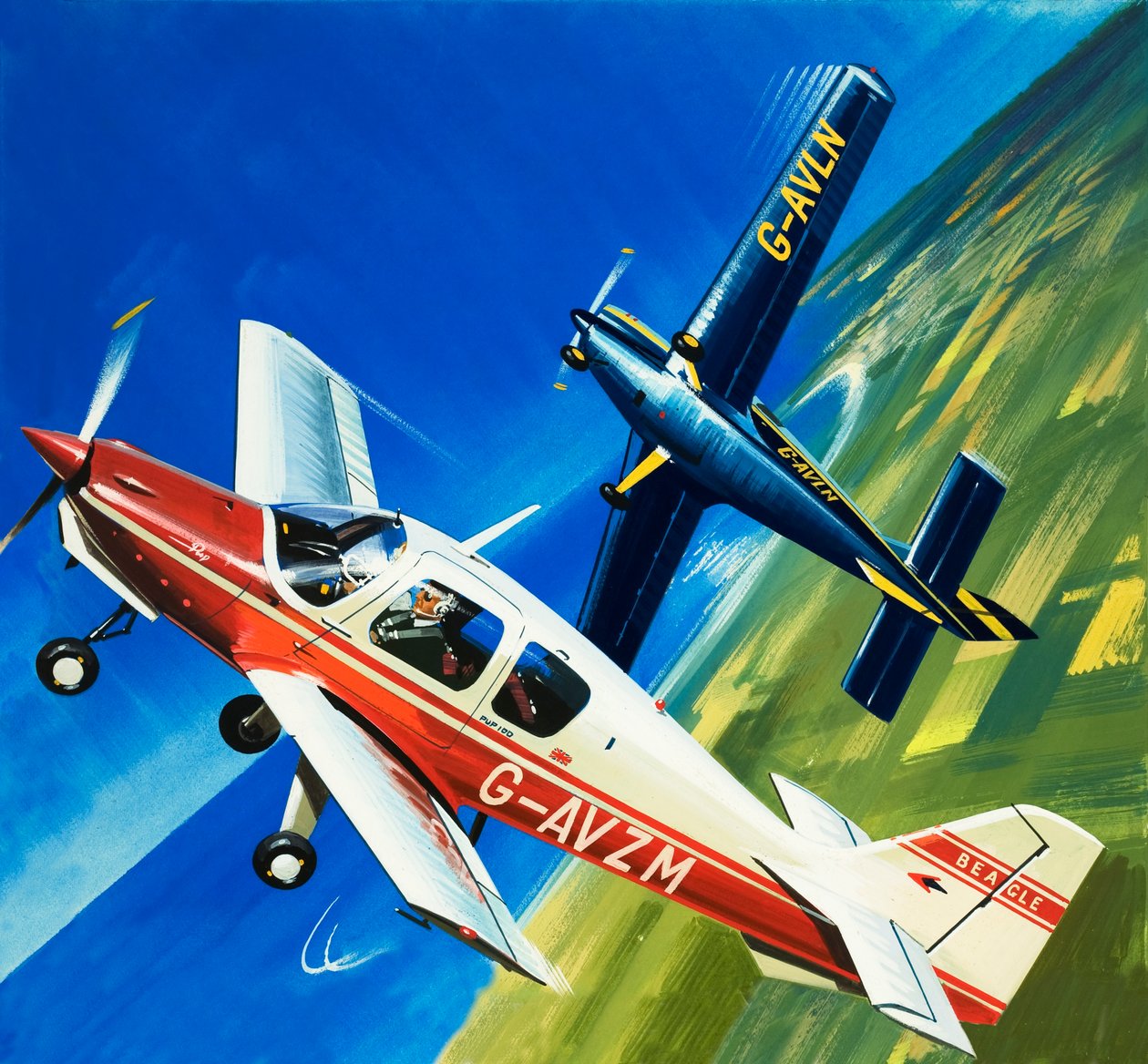 Beagle-hvalpen af Wilf (20th century) Hardy