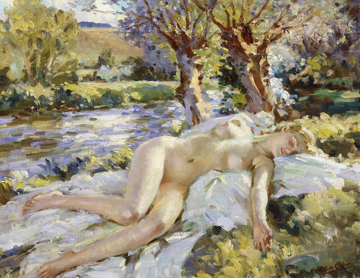 Sommer på Avon af Wilfred Gabriel de Glehn