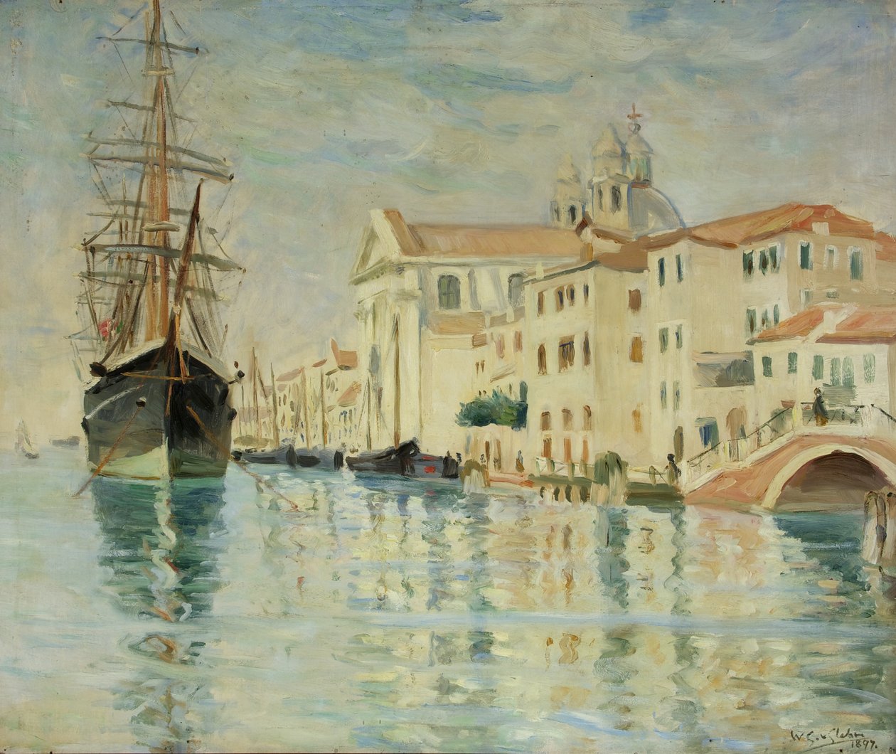 Canal Grande, Venedig af Wilfred Gabriel de Glehn