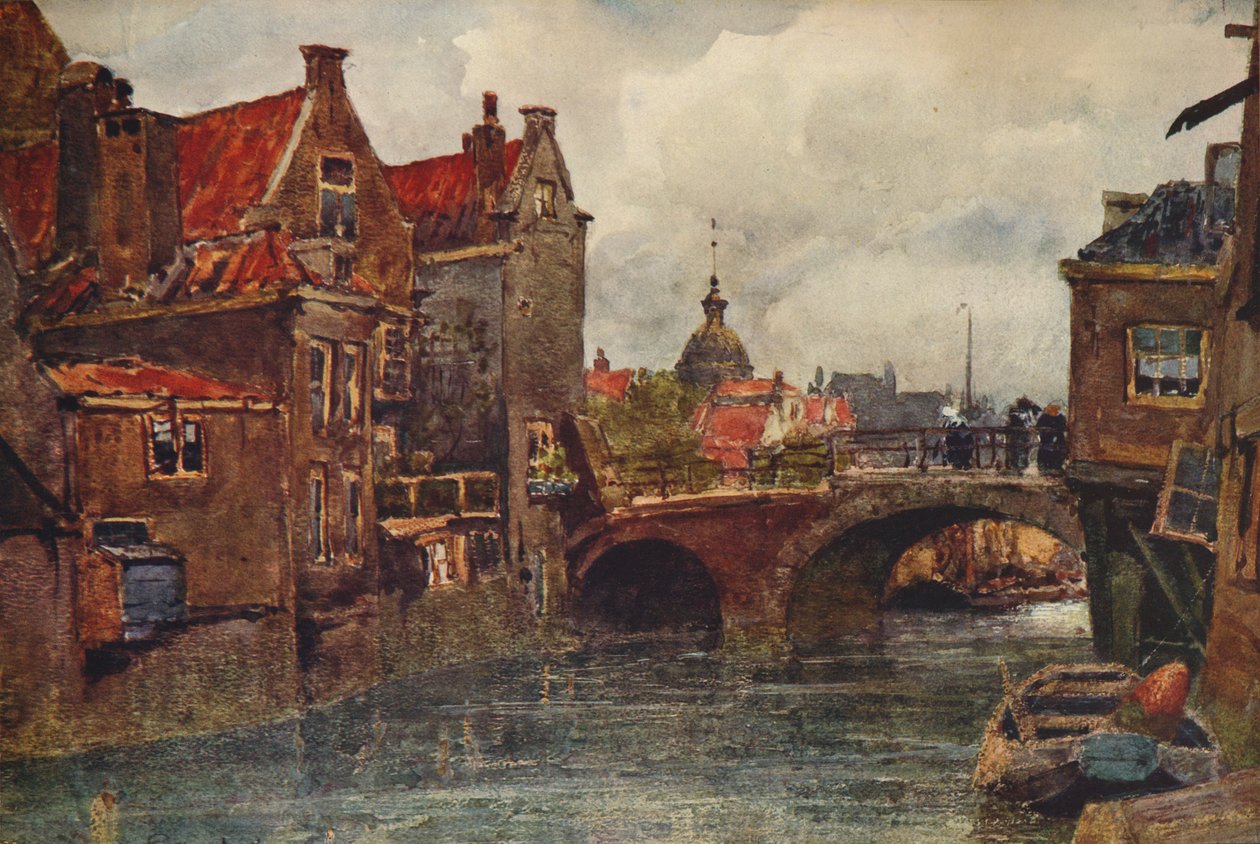 En gammel hollandsk vandvej, c1915 af Wilfrid Williams Ball