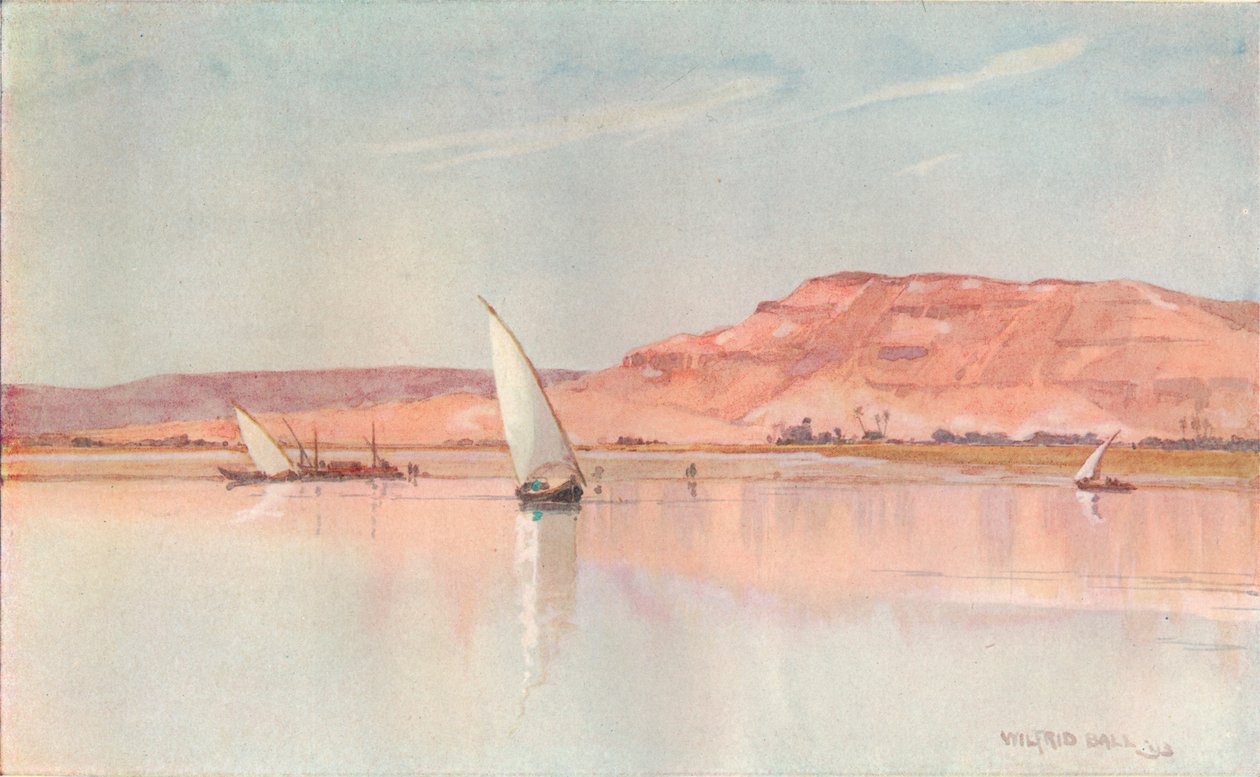 On The Nile, c1900 af Wilfrid Williams Ball