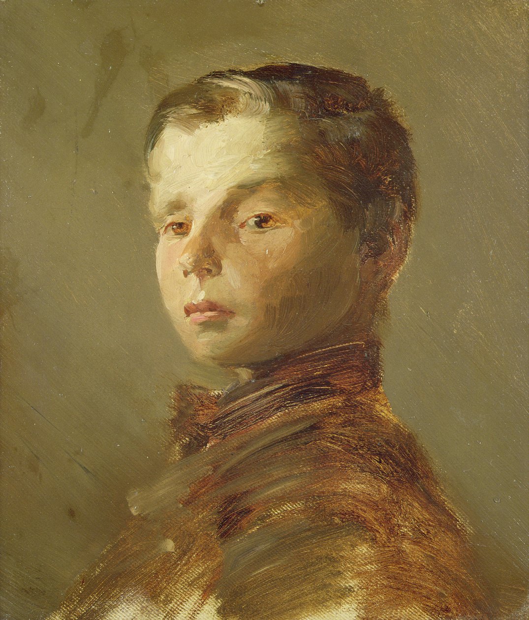 Billede af en dreng, 1875 af Wilhelm Busch