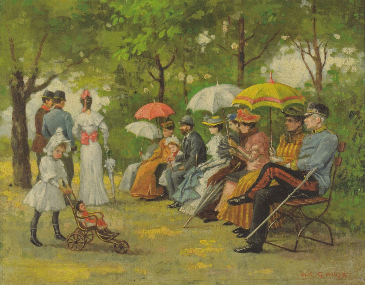 Lasterallee i Prater af Wilhelm Gause