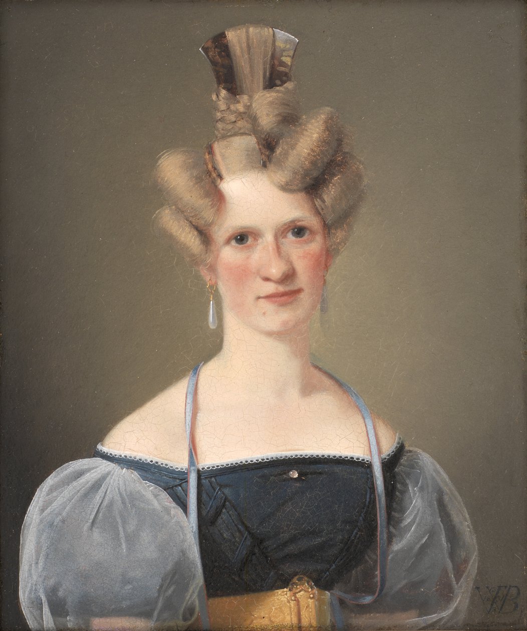 Marie Raffenberg, kunstnerens trolovede af Wilhelm Bendz