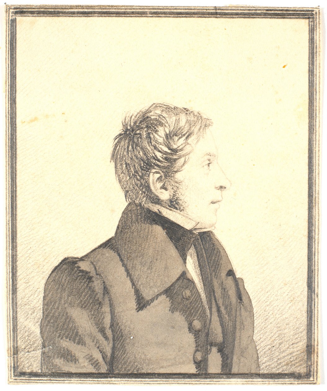 Portræt af etatsraad Michael Raffenberg af Wilhelm Bendz