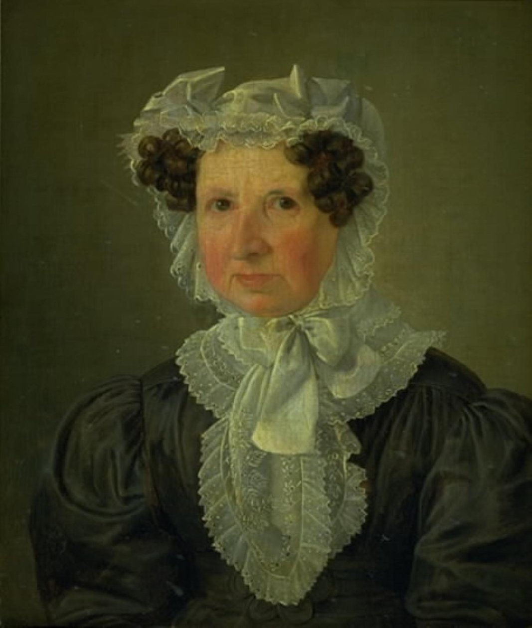 Portræt af jomfru Nissen af Wilhelm Bendz