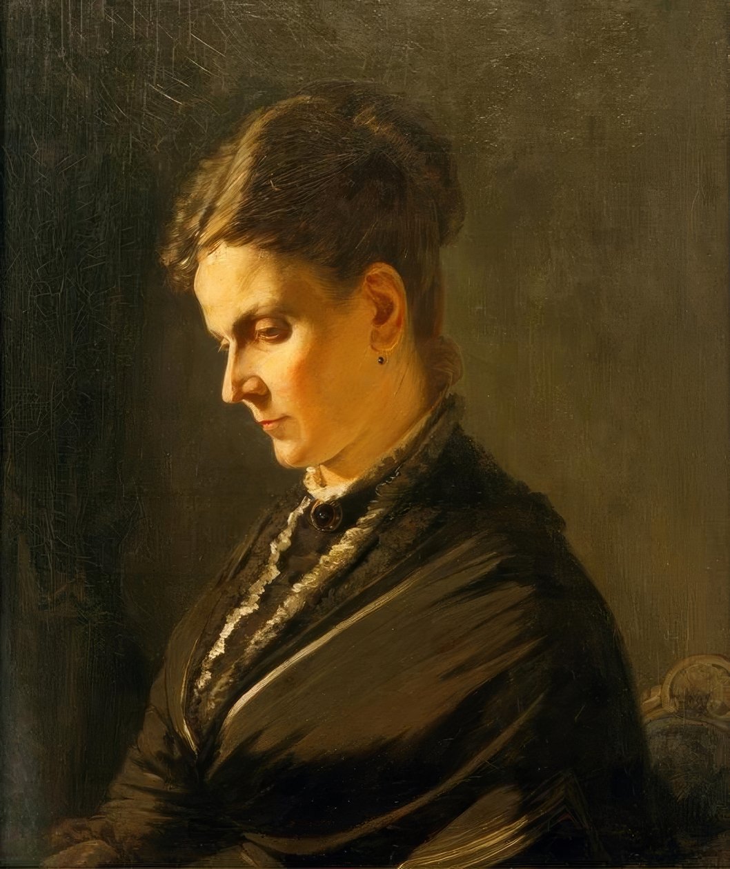 Portræt af Johanna Keßler af Wilhelm Busch