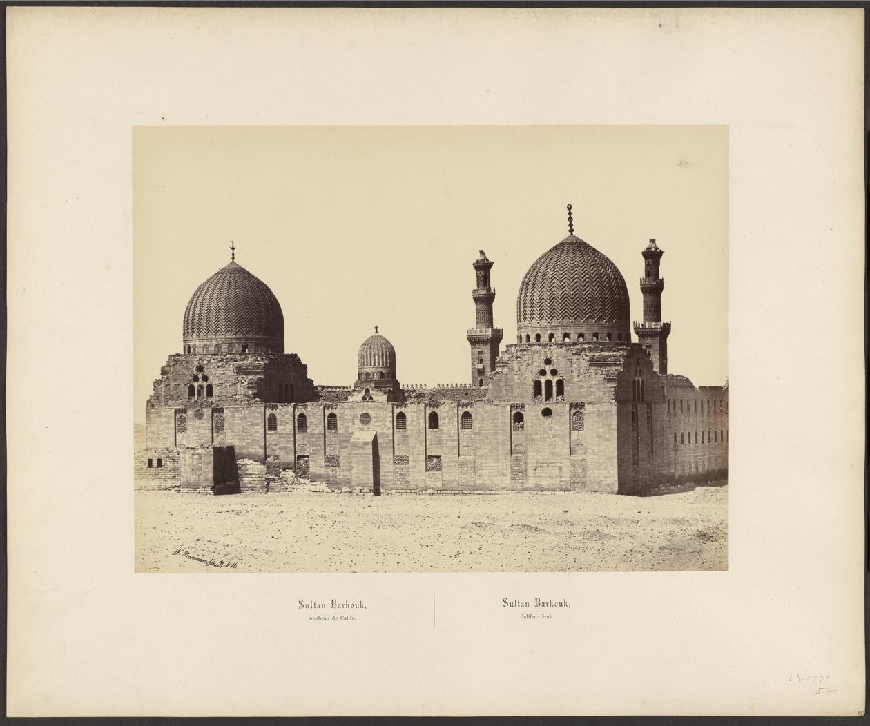 Sultan Barkouk-kaliffens grav af Wilhelm Hammerschmidt