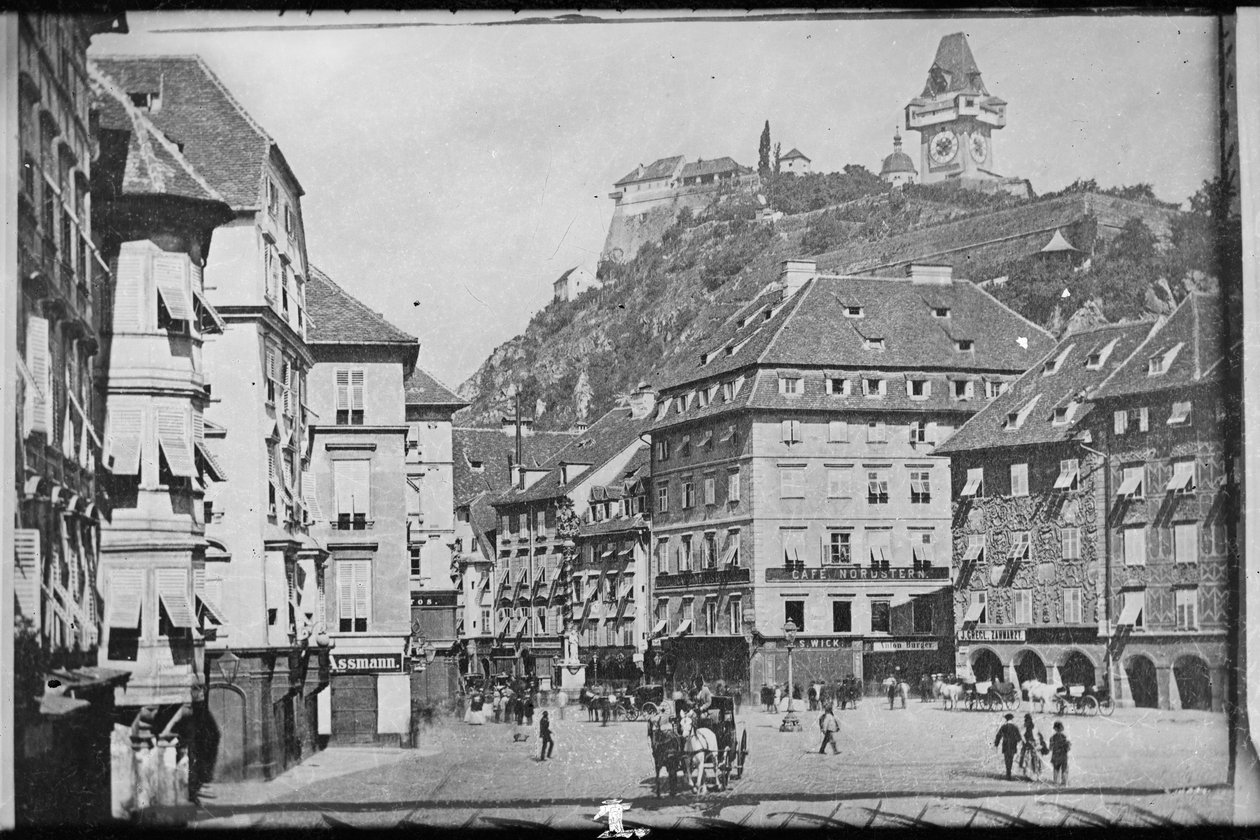 Hovedtorvet i Graz af Wilhelm J. Burger