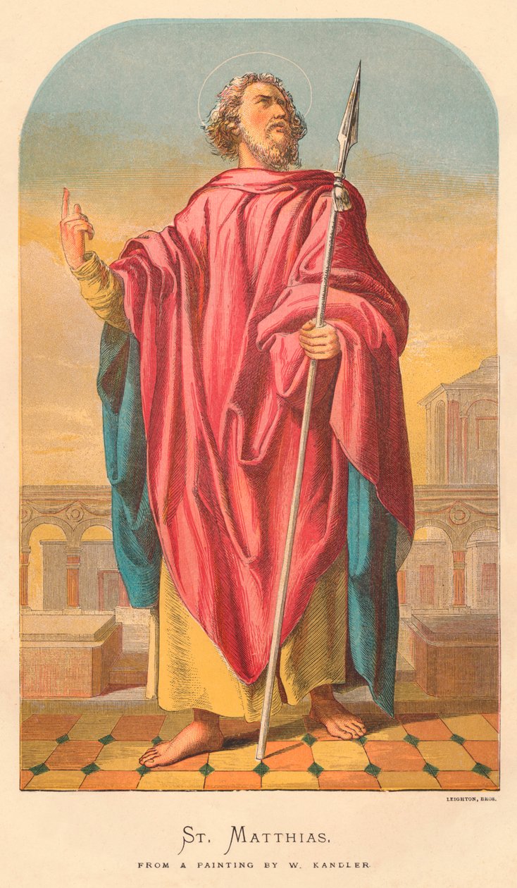 St. Matthias, midten af slutningen af det 19. århundrede. af Wilhelm Kandler