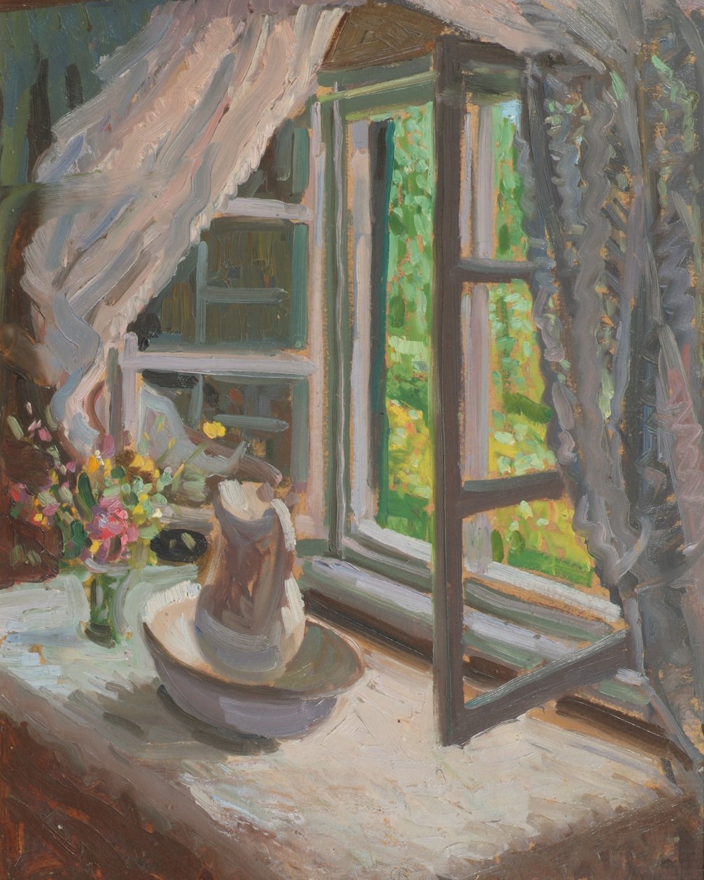 vindue med vask af Wilhelm Legler