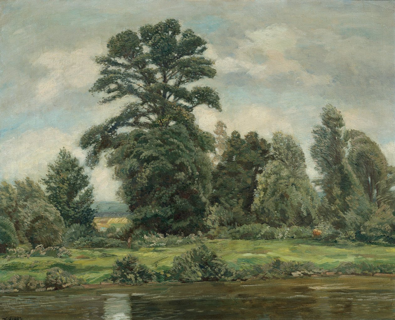 Marchlandschaft af Wilhelm Legler