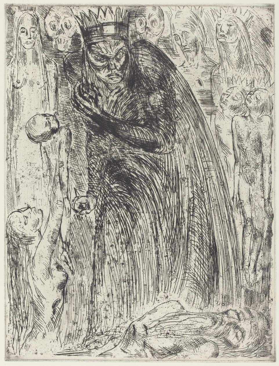 Macbeth V (The Vision of Lady Macbeth) af Wilhelm Lehmbruck