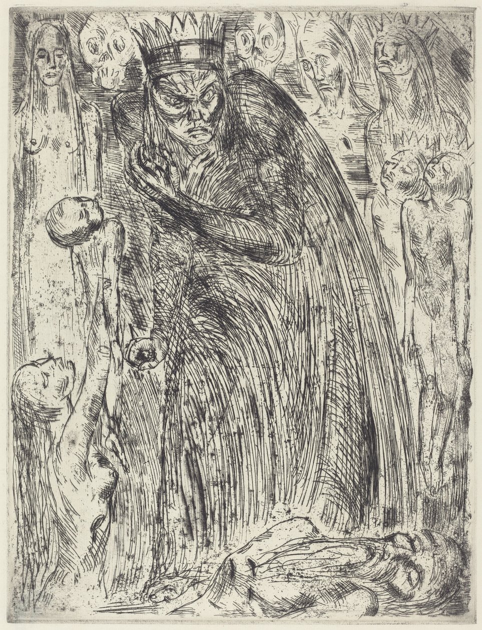 Macbeth V (The Vision of Lady Macbeth) af Wilhelm Lehmbruck