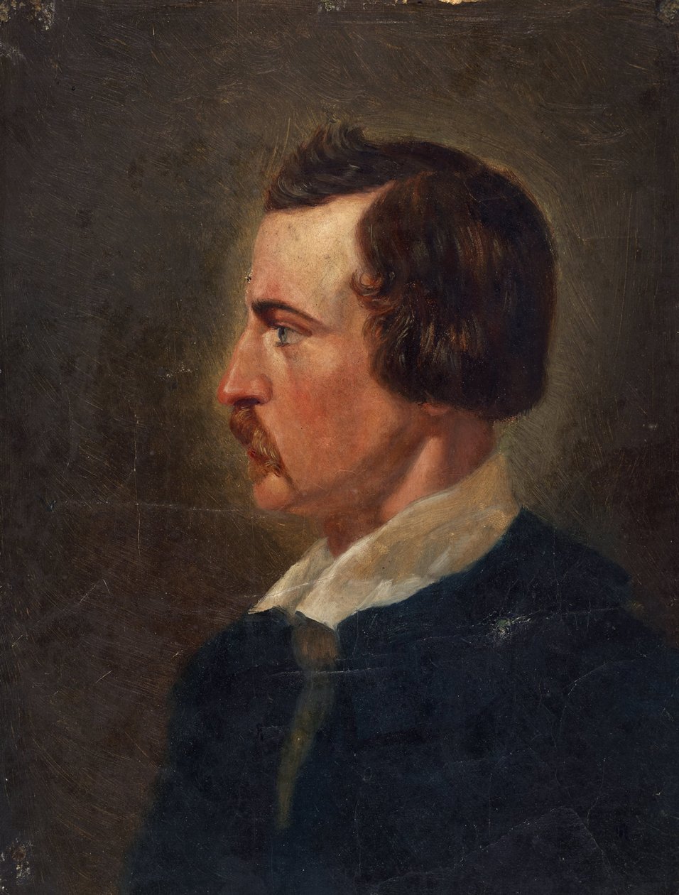 mandsportræt af Wilhelm Lindenschmit der Ältere