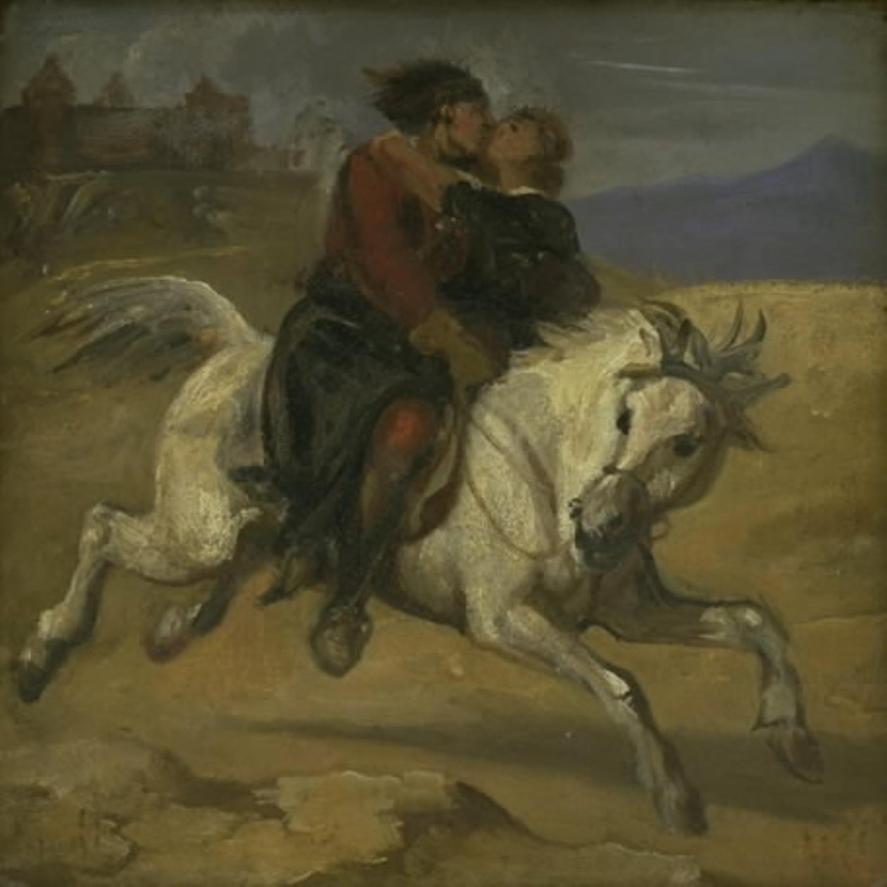 En bortførelsesscene af Wilhelm Marstrand