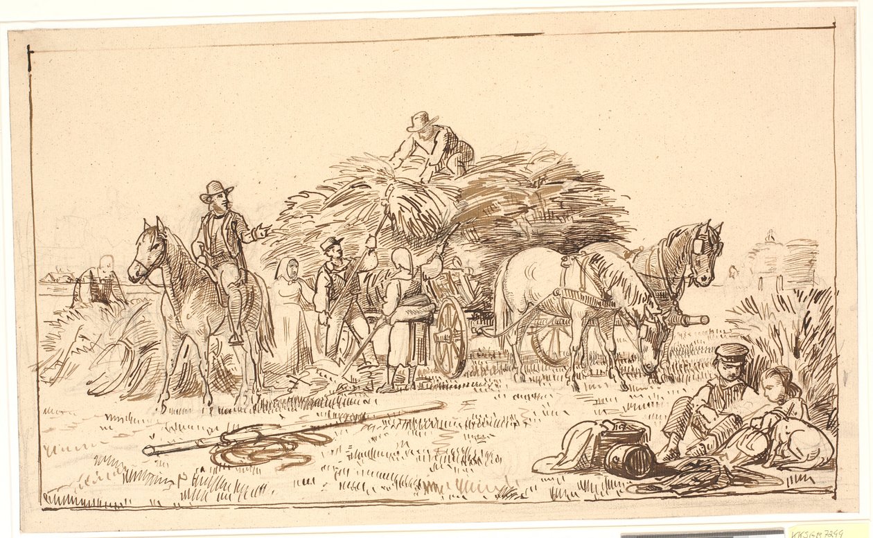 Efterårsscene af Wilhelm Marstrand