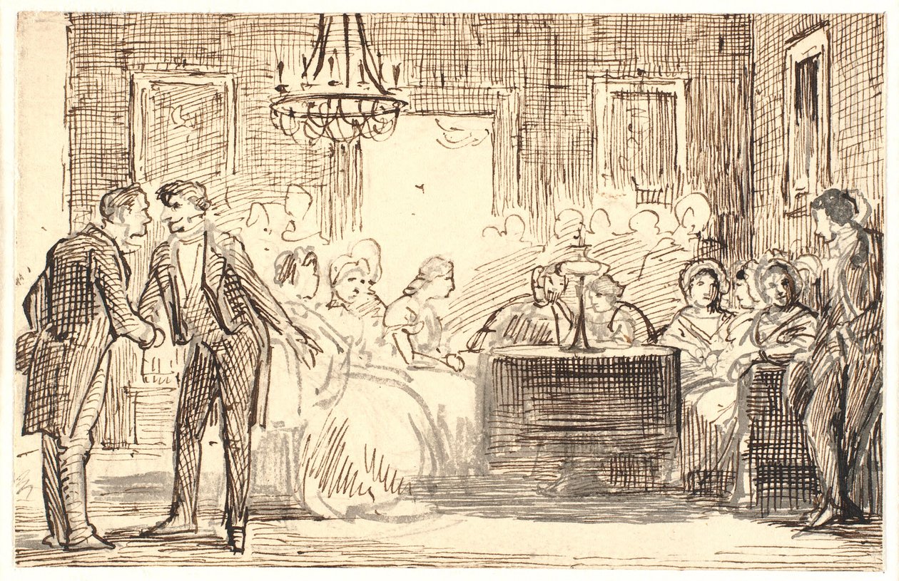 Københavnsk selskabsscene af Wilhelm Marstrand