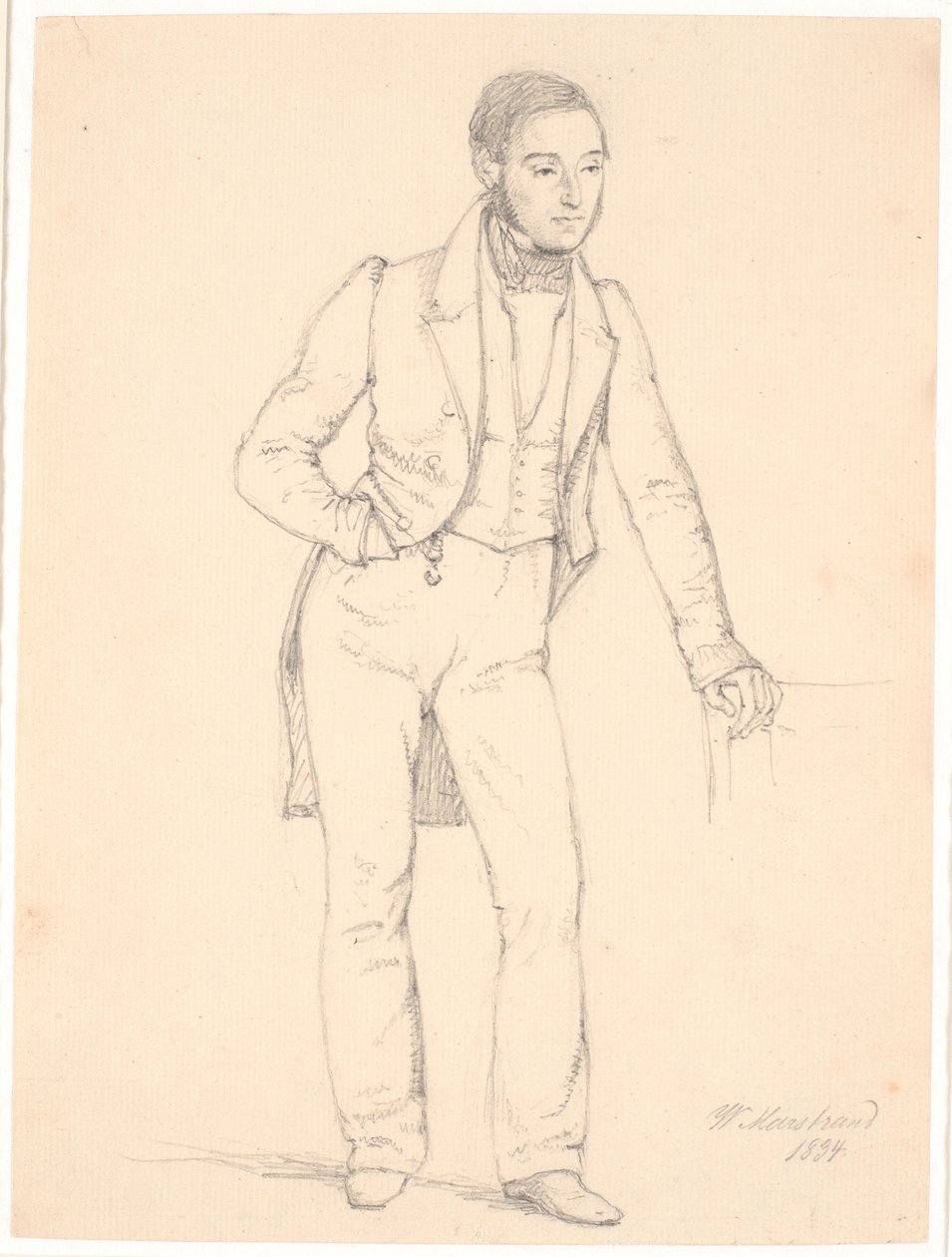 Koncertmester Johan Frederik Frølich af Wilhelm Marstrand