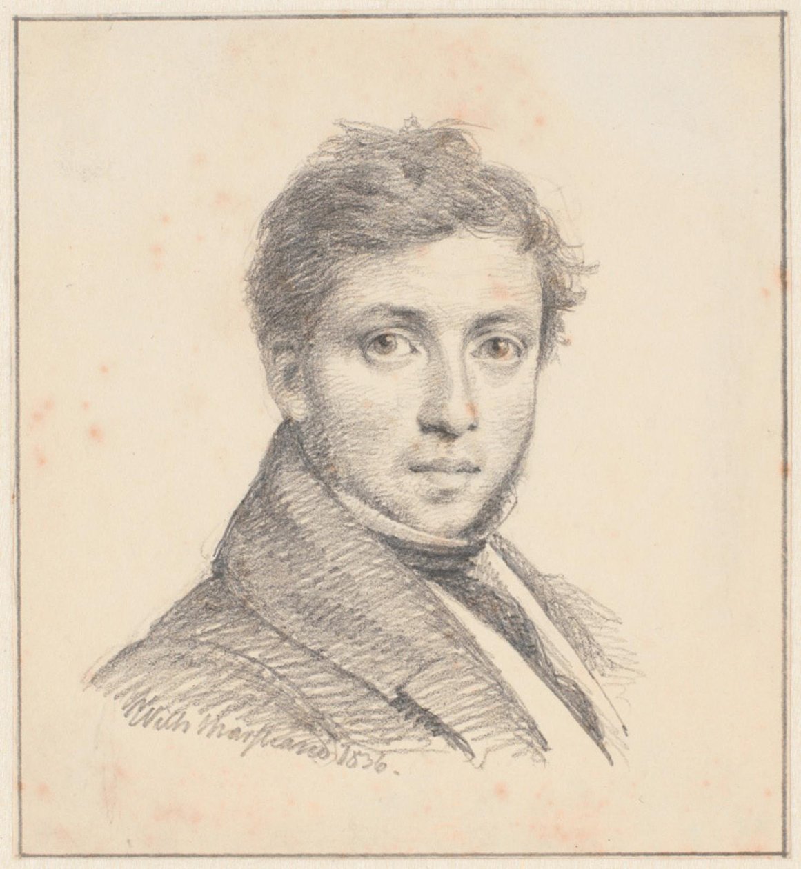 Portræt af C. Købke af Wilhelm Marstrand