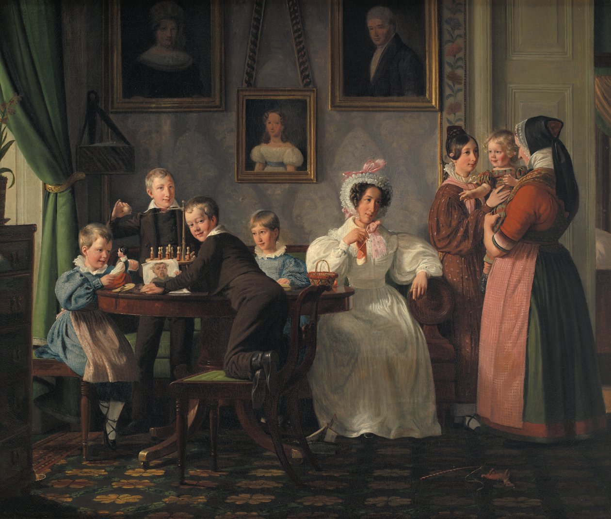 Familien Waagepetersen af Wilhelm Marstrand