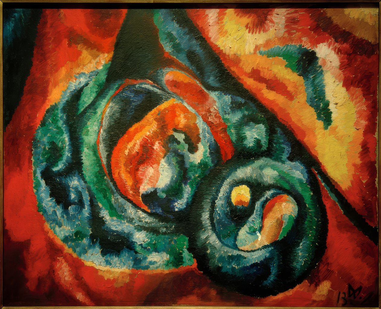 Great Astral Composition I. af Wilhelm Morgner