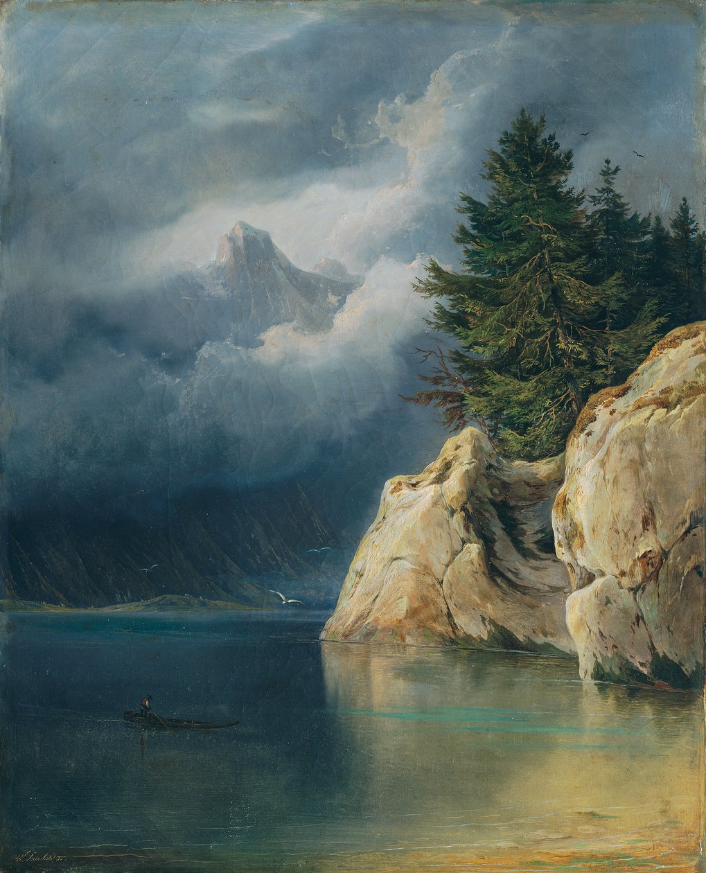 bjergsø af Wilhelm Steinfeld