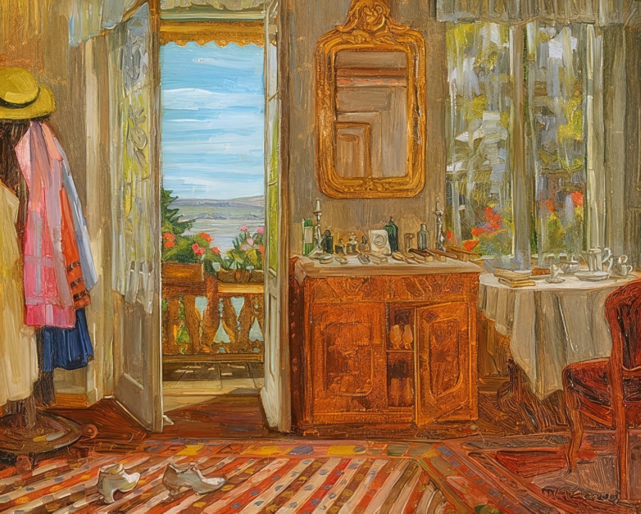 Interiør ved Starnbernger See. 1912 af Wilhelm Trübner
