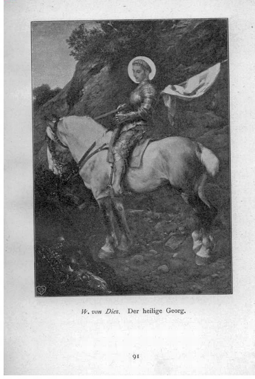 Sankt Georg af Wilhelm Von Diez