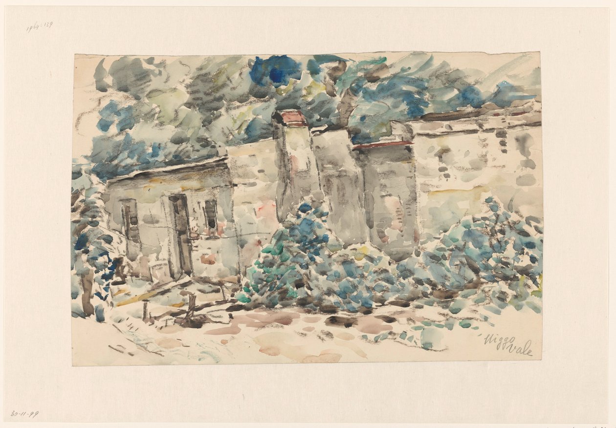 Sommerhus i Higgo Vale (?) af Wilhelmus Johannes Steenhoff