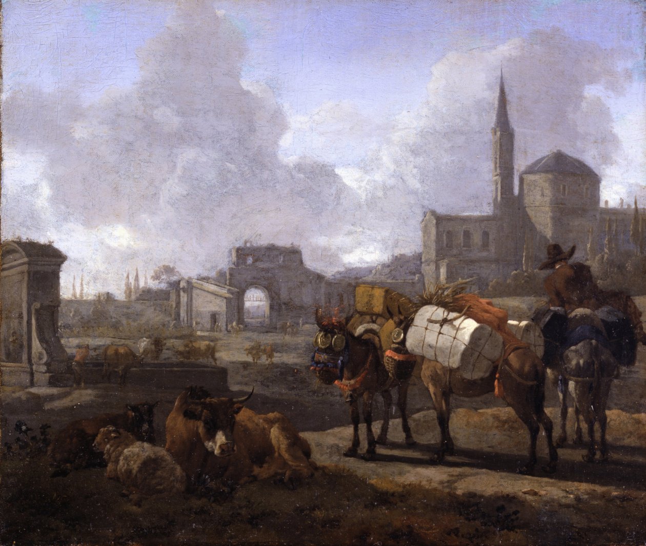 Klassisk landskab af Willem Romeyn