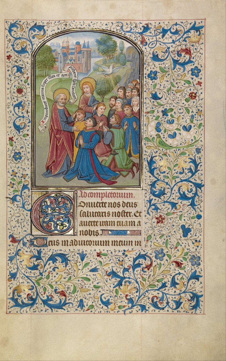 De hellige Peter og Johannes døber samaritanerne af Willem Vrelant