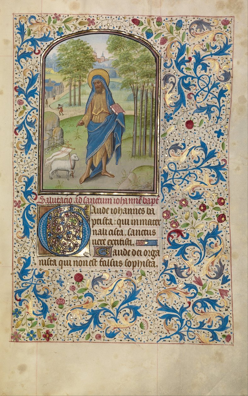 Sankt Johannes Døberen af Willem Vrelant