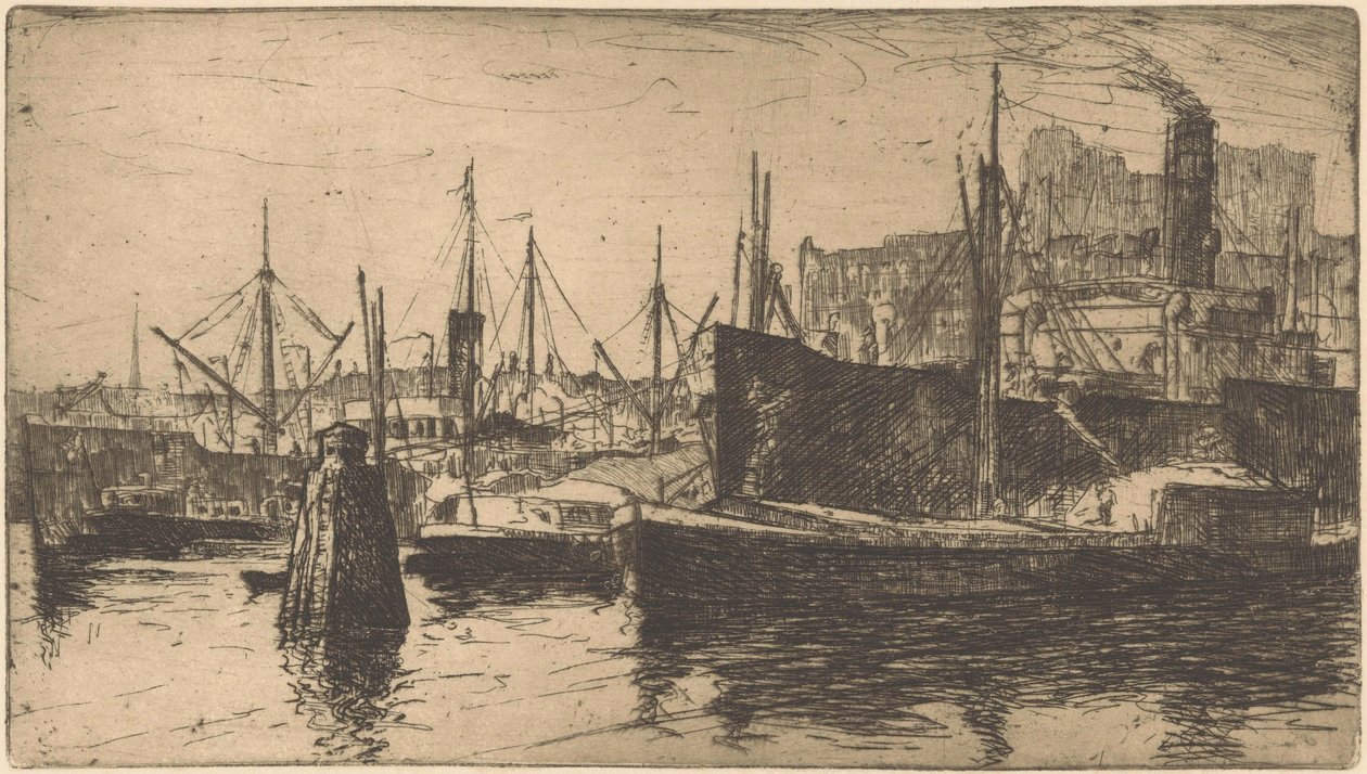Rotterdam (original titel på objektet) af Willem Adrianus Grondhout