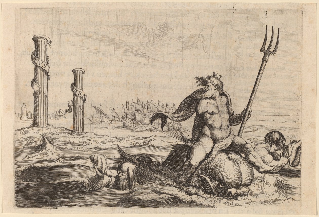 Neptun og Herkules søjler af Willem Basse